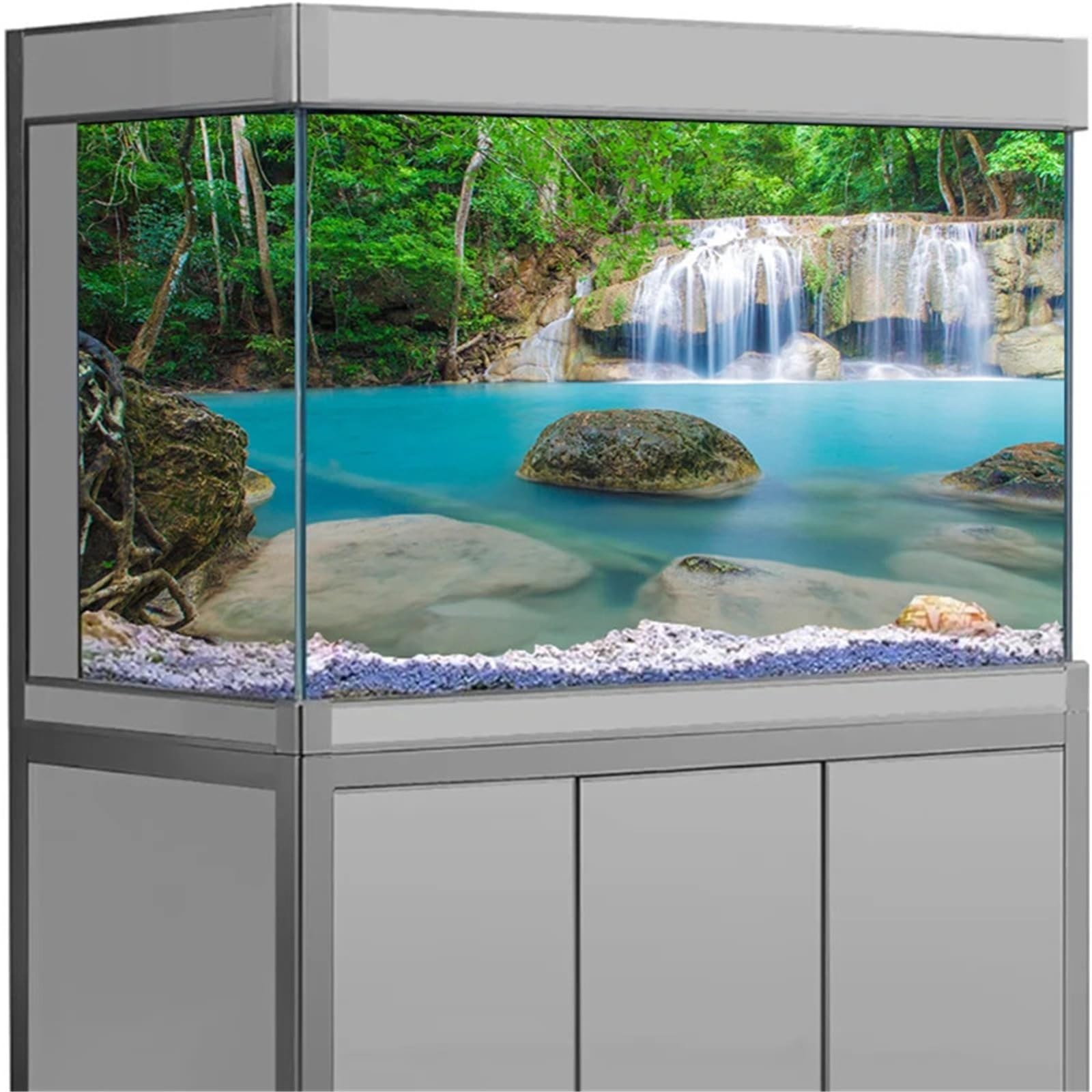 Aquarium Folie Rückwand 3D-Aquarium-Hintergrundaufkleber