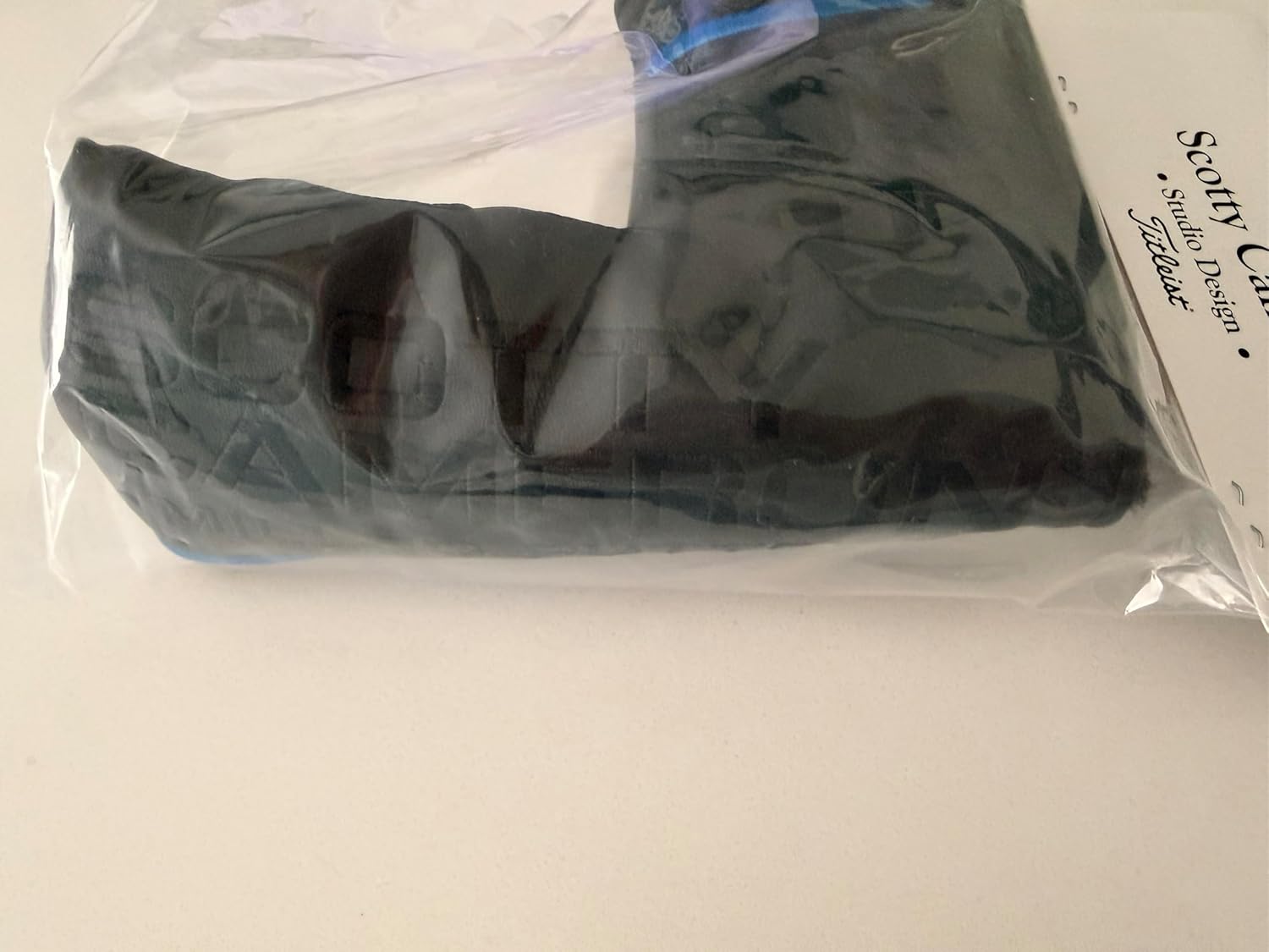 New SCOTTY CAMERON 2019 Club Cameron Blade Leather Headcover - 100% Authentic (Cover ONLY), Black/Blue