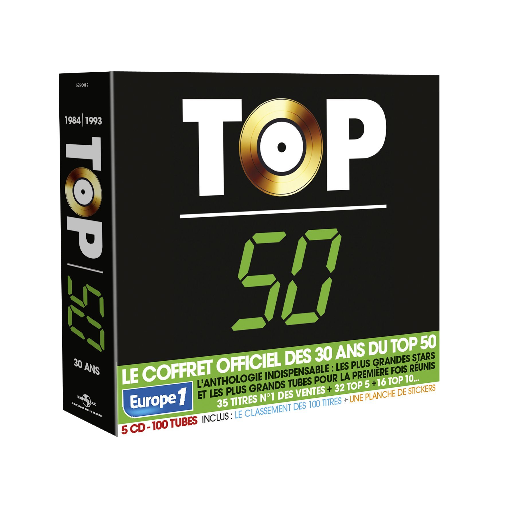 Top 50 - 30 Ans (100 Tubes)