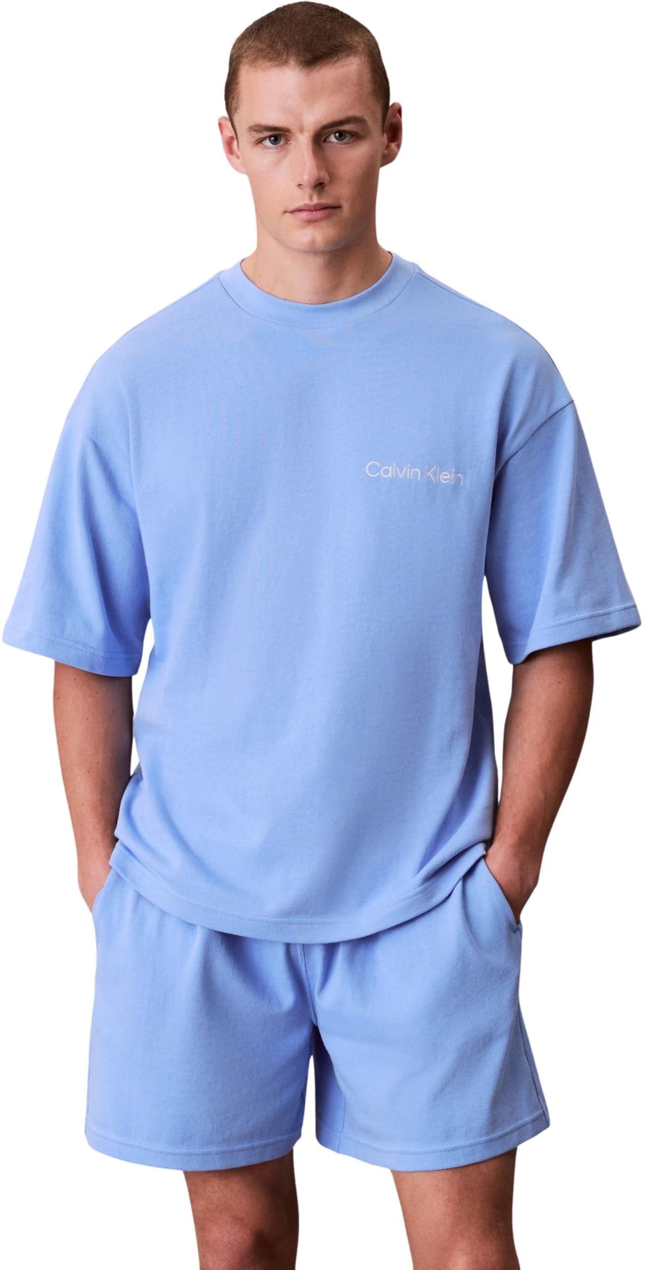 Calvin Klein Herren Ss Tee Short Set Lv00nm2949 Sonstige Lounge- und Nachtwäsche
