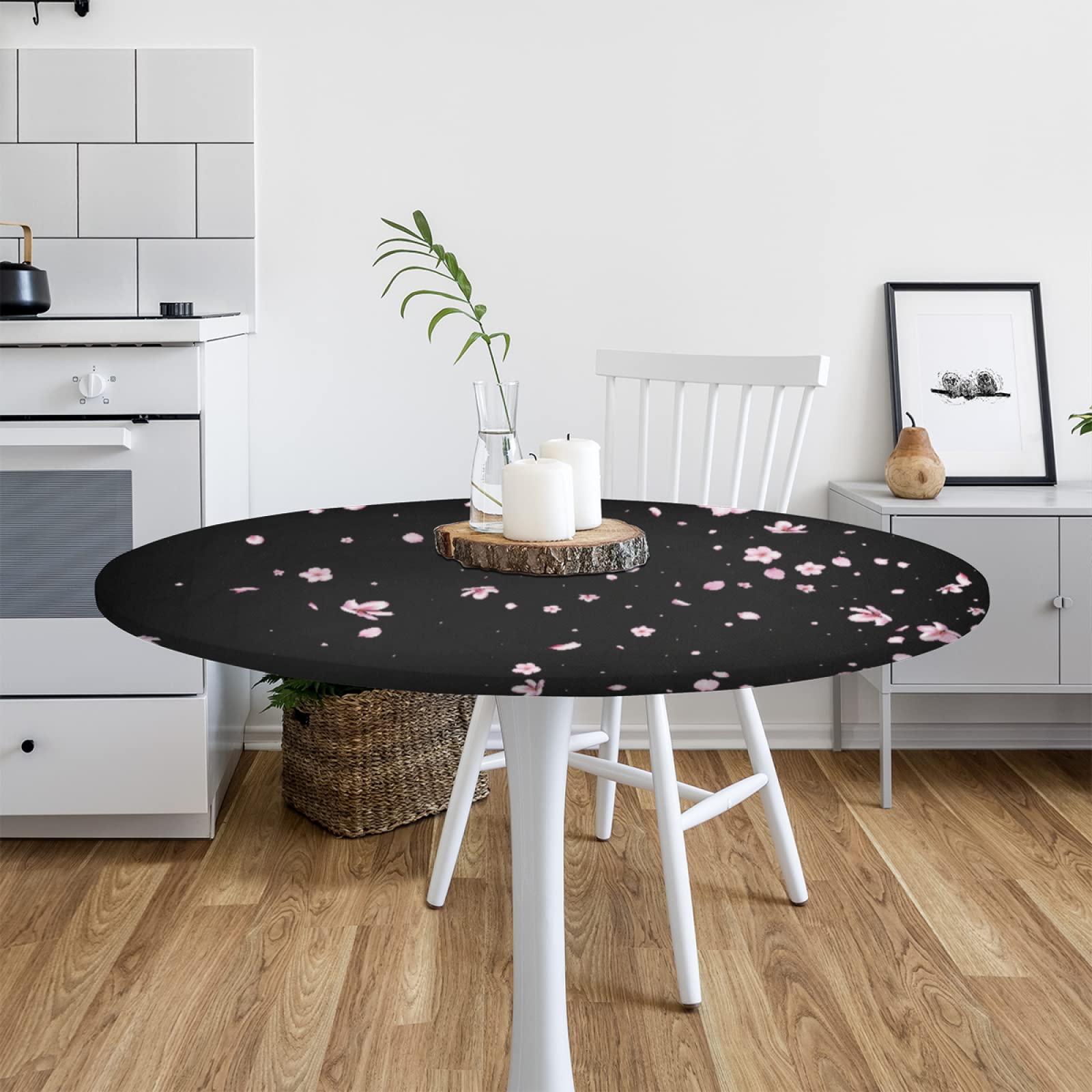 Tovaglia Rotonda UMINEUX In Vinile Con Bordo Elastico: Impermeabile E Lavabile, Per Tavoli Da 114 A 142 Cm, Trasparente - 4