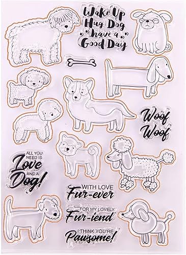 Miniatura 6 de Juego de sellos y troqueles de silicona transparentes para hacer tarjetas, plantillas de corte de metal para álbumes de recortes, álbum de fotos,