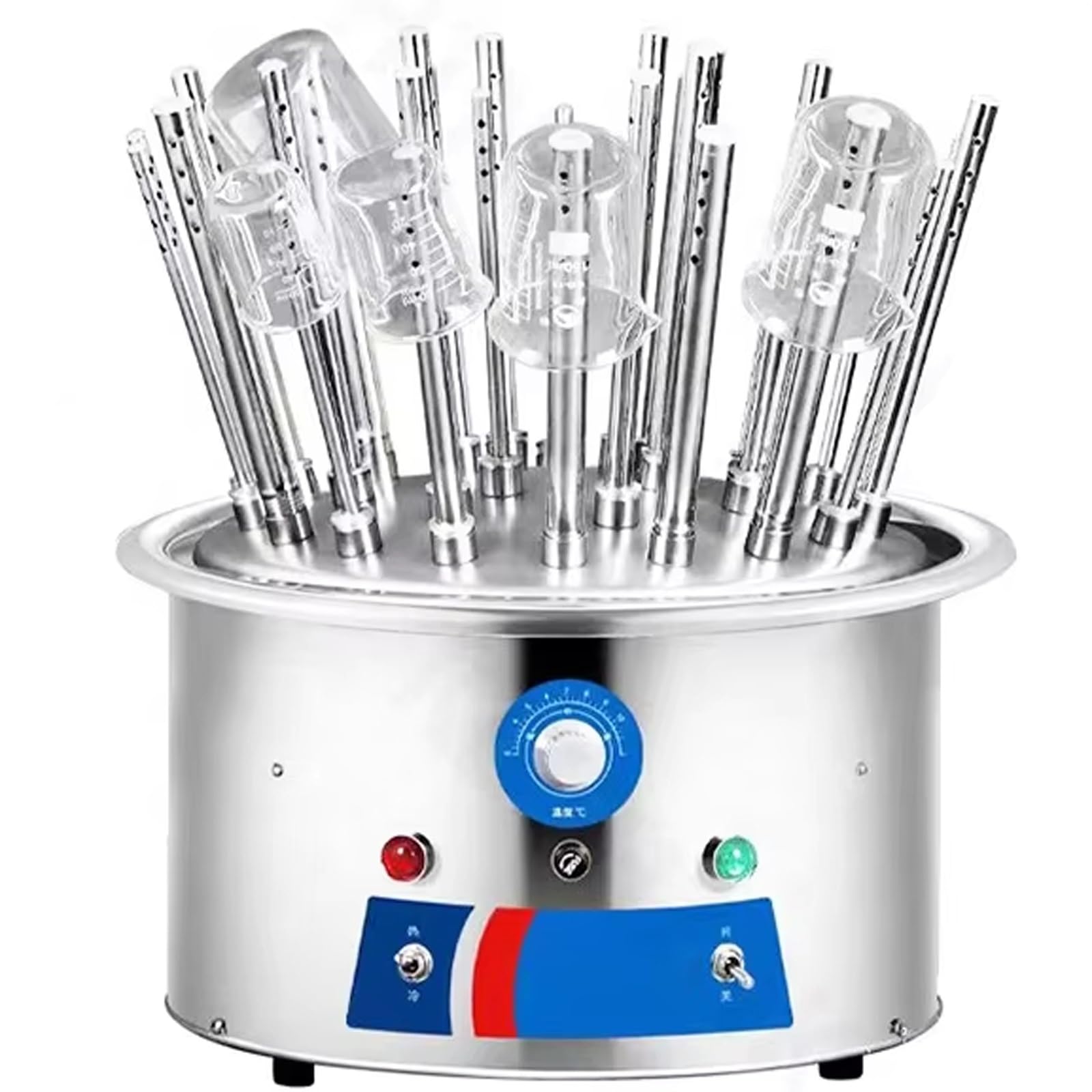 Stendibiancheria da laboratorio, 30 fori con temperatura regolabile 40 ~ 120 ℃ per vetreria da laboratorio, ideale per asciugatura e conservazione efficienti