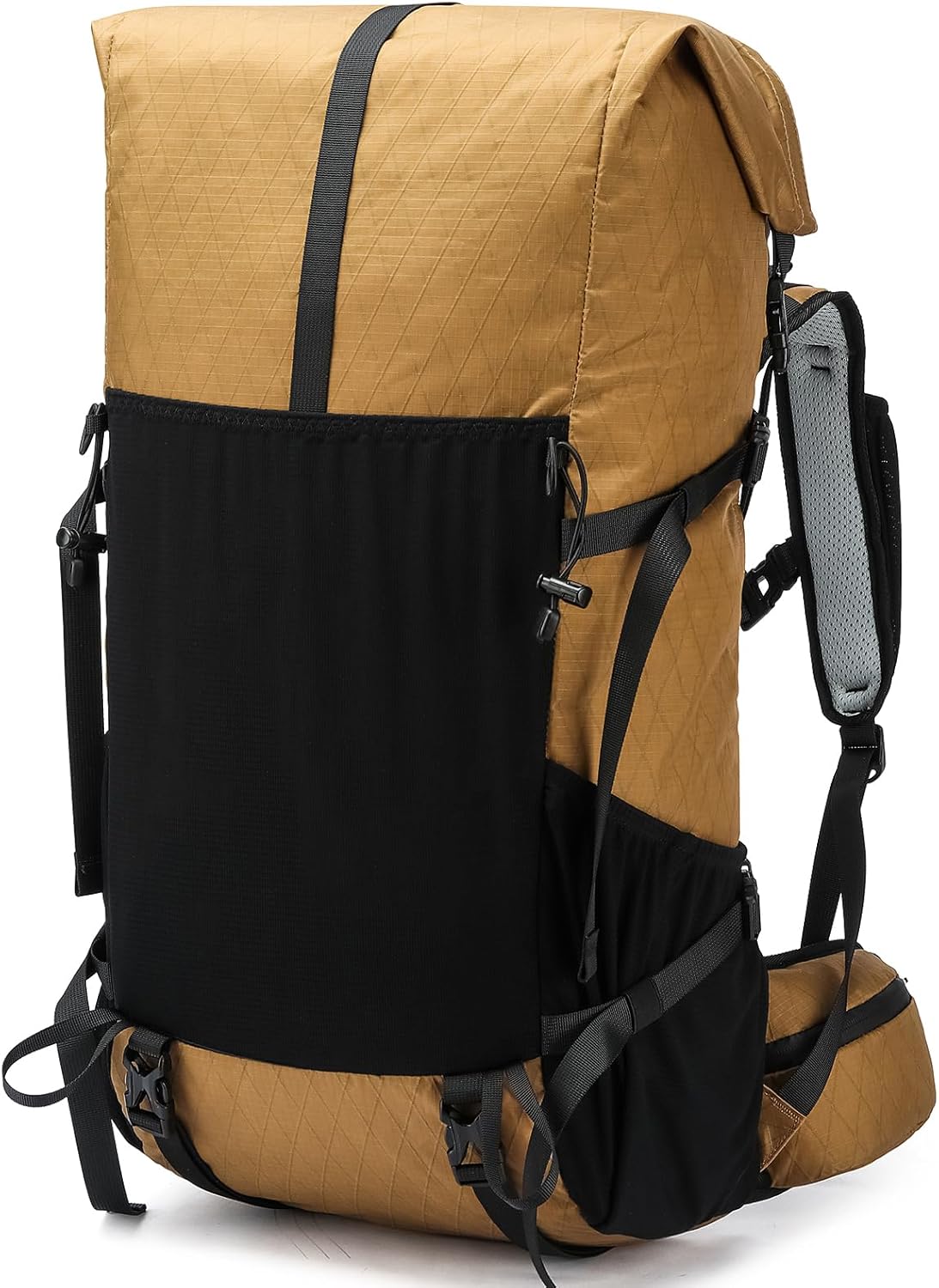 Hiking Backpack,30L +10L Extra Large Capacity Hiking Bag,Internal Frame Camping Backpack,Upgraded X-PAC Lightweight Sport Daypack Travel Backpacks Fit For Mountain Climbing Camping (Brown) Hiking Backpack,30L +10L Extra Large Capacity Hiking Bag,Internal Frame Camping Backpack,Upgraded X-PAC Lightweight Sport Daypack Travel Backpacks Fit For Mountain Climbing Camping (Brown)