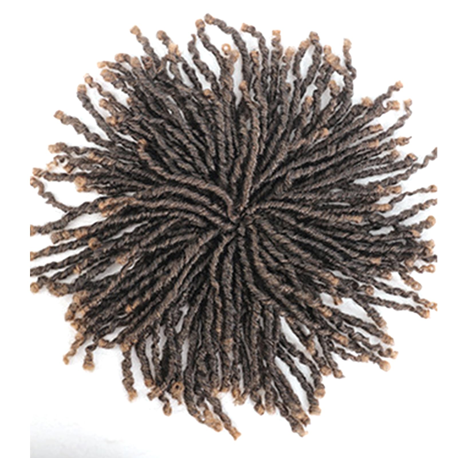 Maxtonser Lightweight Curly Synthetic Braiding Hair Elastic Hairpiece Breathable Design For Dreadlocks And Hair Extensions
