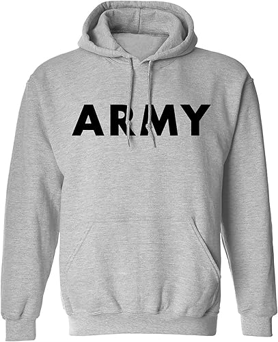 zerogravitee Sudadera con capucha ARMY en gris deportivo