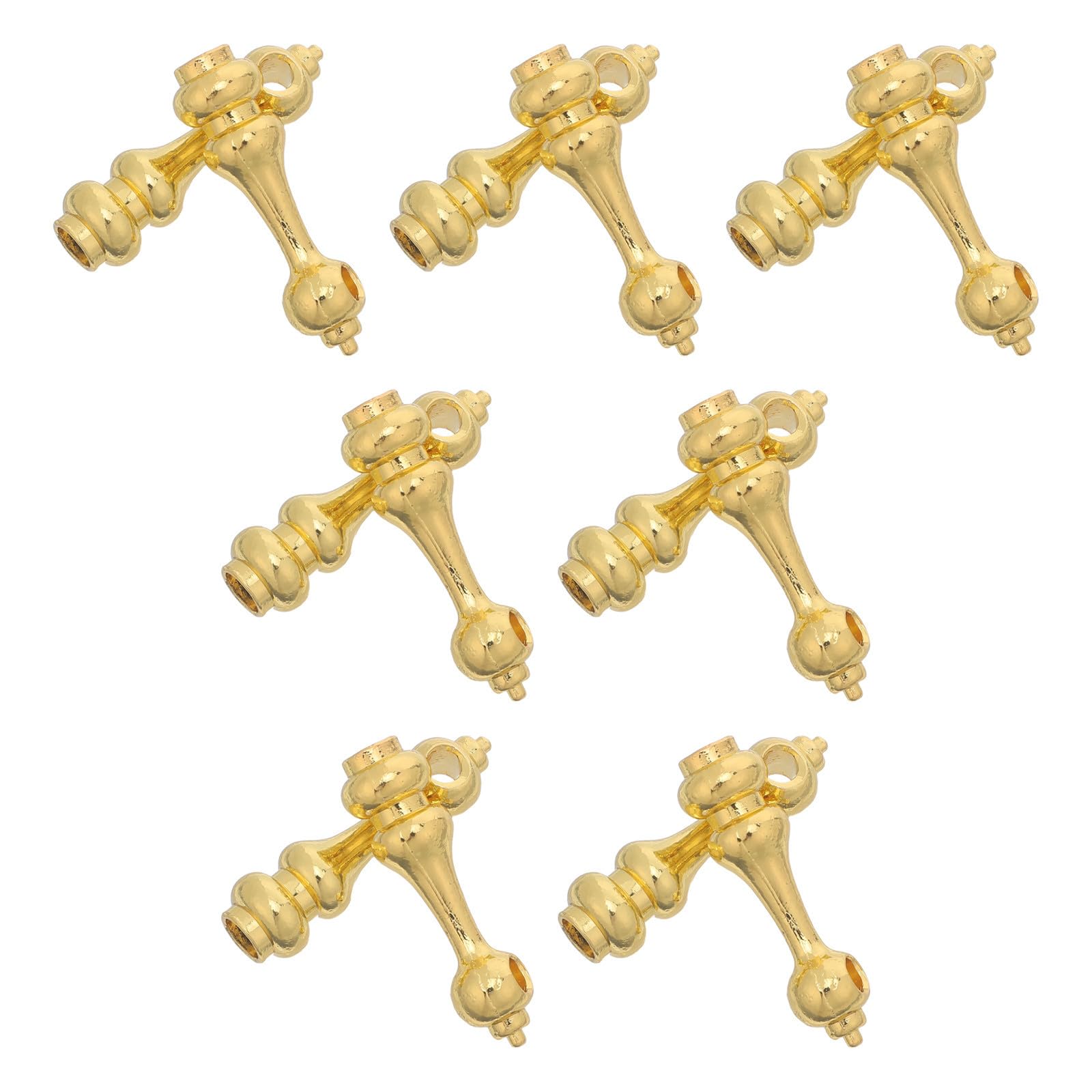 Conectores metálicos dorados Cabilock para barandilla de muebles y soportes duraderos de 4 mm 8