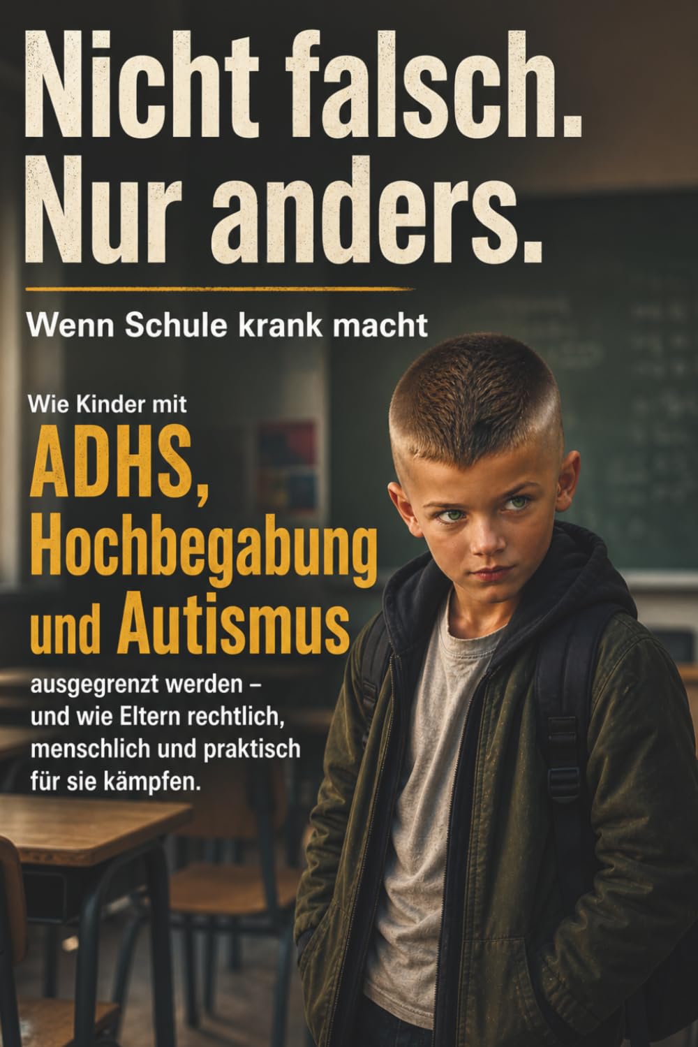 Nicht falsch. Nur anders. – Wenn Schule krank macht: ADHS, Hochbegabung, Autismus, Schulprobleme, Mobbing und Schulrecht für Eltern: Ein emotionaler ... zu Schule, Ausgrenzung, I-Kraft,... u.a.