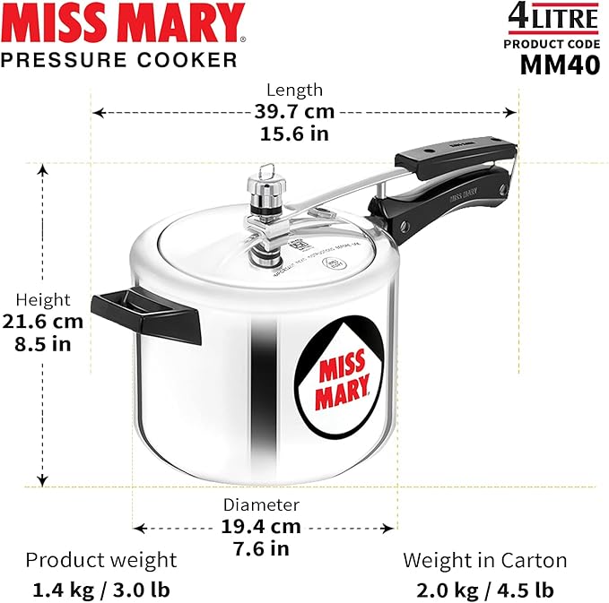 Olla a Presión Aluminio 4L HAWKINS miniatura 2