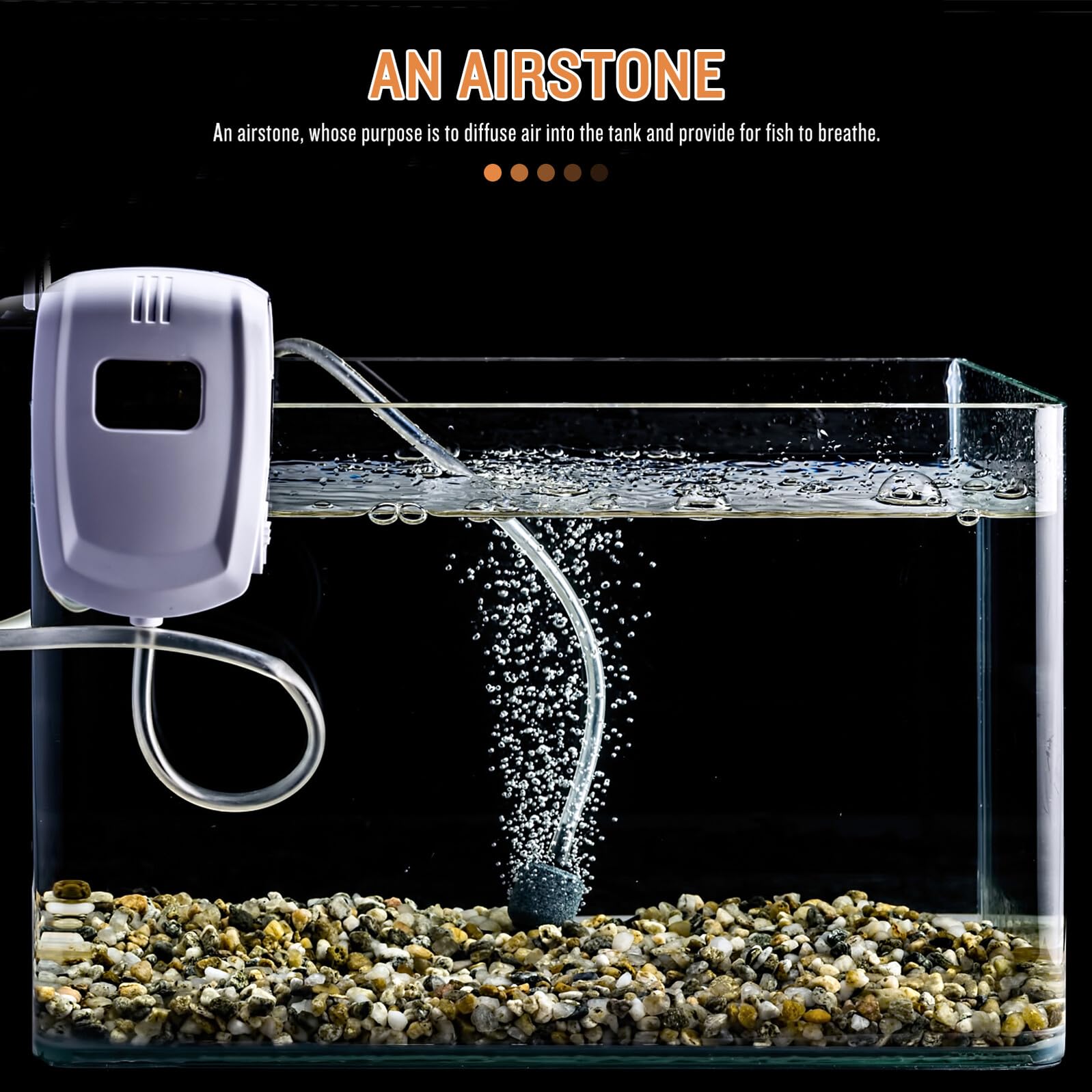 Alasum 10 Pezzi Pietre Porose Aeratore per Acquario Diffusore Bolle Ossigeno in Materiale Dinas Resistente Riutilizzabile e Facile da Pulire per Vasche e Laghetti