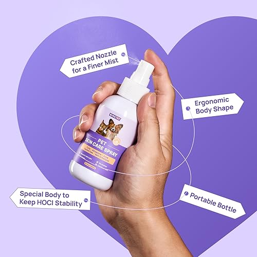 Miniatura 5 de Hot Spot - Spray para aliviar la picazón para perros, gatos, spray de tratamiento de mascotas para picazón, piel irritada, alergia, erupciones