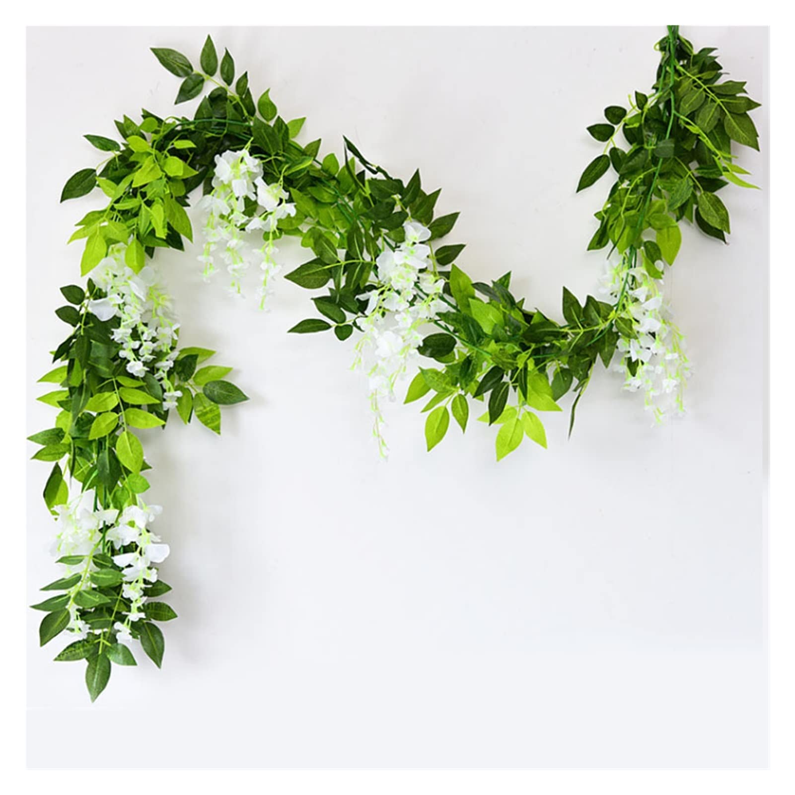 Amazon｜YEJIANGHUA 180cmの偽のアイビーウィステリアの花人工植物の谷