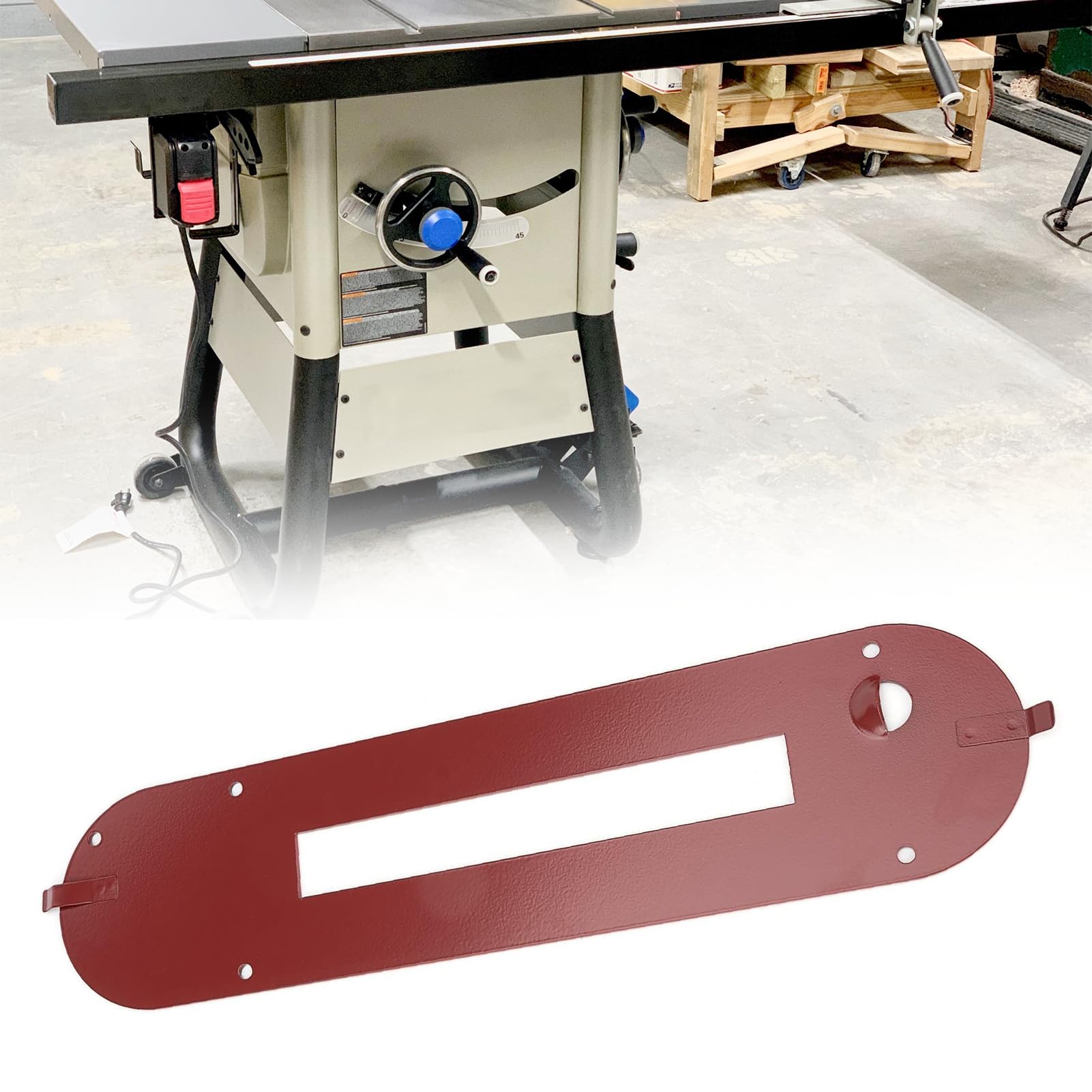 36-502 Dado Throat Plate fits for Delta 36-725 Table Saw Replace 36-502 36-5000 36-5052 36-5100 36-5152