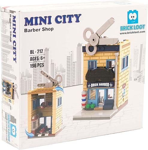 Miniatura 29 de Brick Loot Mini City Coffee Shop - Juego de construcción de 208 piezas, bloques de construcción de juguete, compatible con Lego y las principales