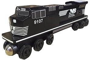 Whittle Shortline Railroad Norfolk Southern Wooden Toy C-44 Diesel Engine