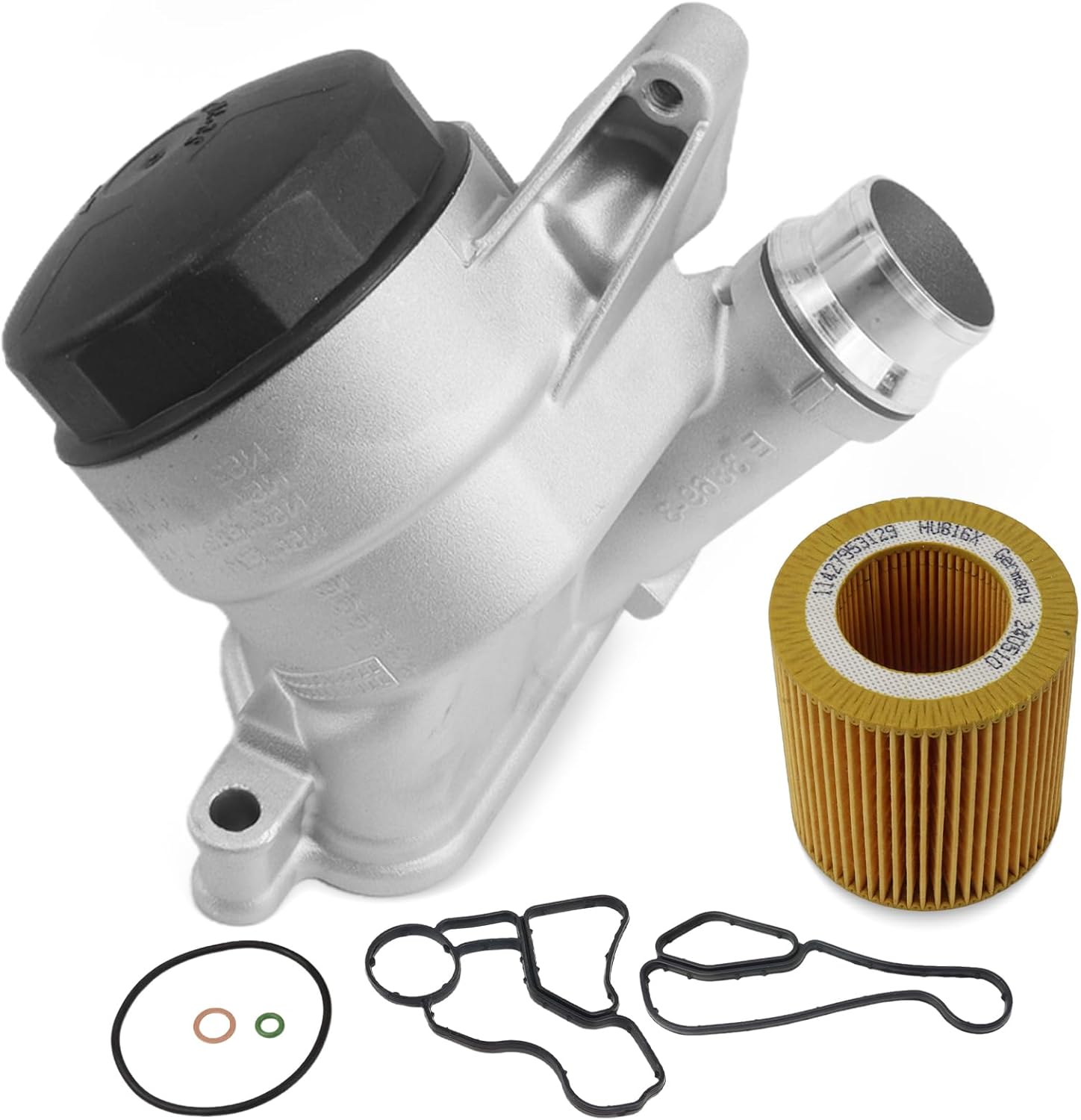 11428683206 Engine Oil Cooler Filter Housing Assembly For BMW 1 2 3 4 5 6 7 X1 X3 X4 X5 X6 Z4 Series Replace# 11427516383 11427525333 11427525334 11428637812 11428637820 11428637821 926-463