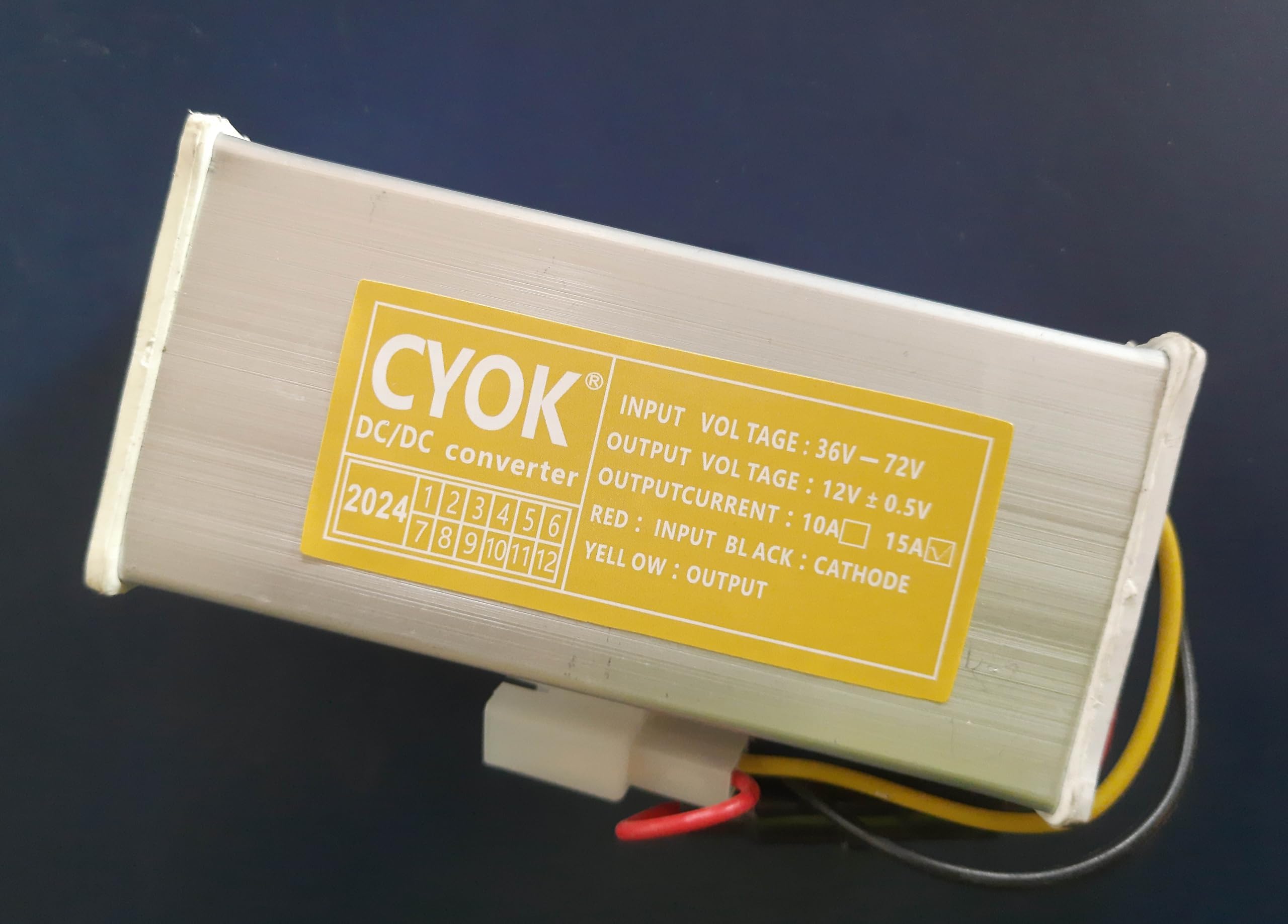 CYOK DC/DC Converter, 36V-72V Input to 12V Output, 10A Current, Voltage Regulator Power Supply Module(QUANTITY FOR 1 PICE)