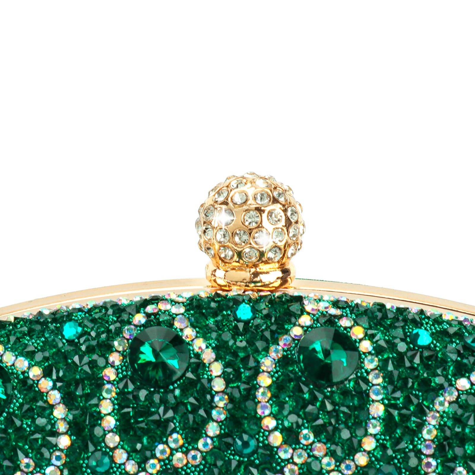 Vintage Clutch Damen, Glitzernde Kleine Abendhandtasche Schultertasche für Hochzeit, Party und Ball