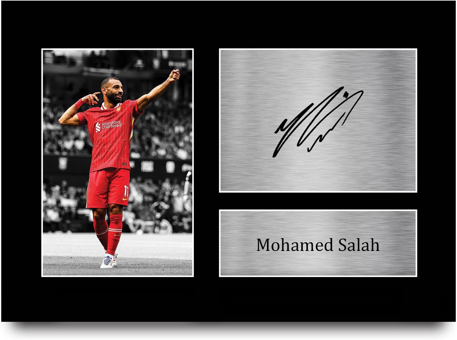 HWC Trading Mohamed Mo Salah Gifts Signed Printed Autograph Gift Print Photo Picture Display