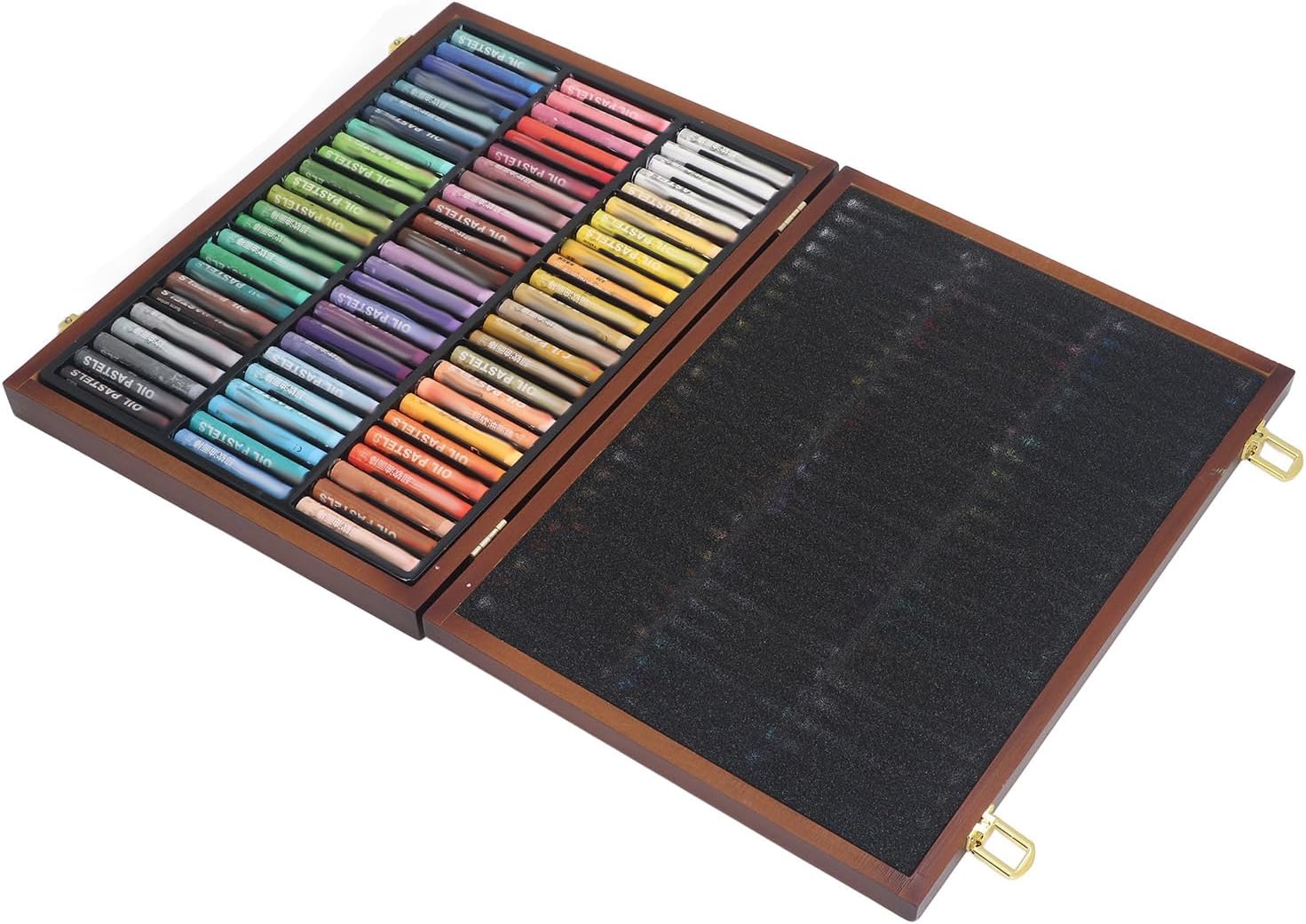 72 Color Oil Pastels Set - Soft Oil Yons for Artists, Strong Adhesion, Multipurpose Drawing & Ting, Portable with Carrying Case, for Kids & Adults
