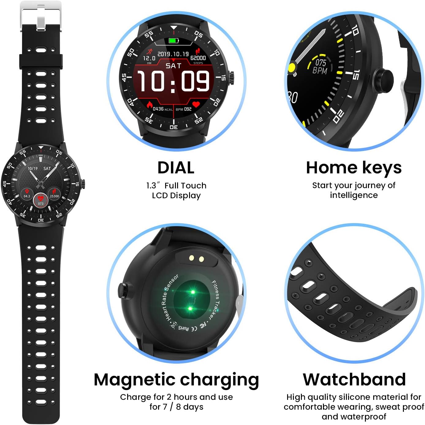 ▷ HopoFit Smartwatch opiniones, análisis y review. | ¿Merece la pena?