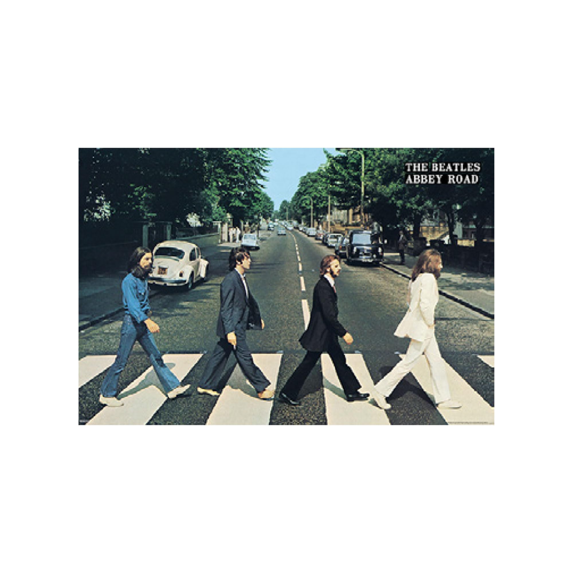 Amazon.com: Pyramid America The Beatles in The Abbey Road Poster