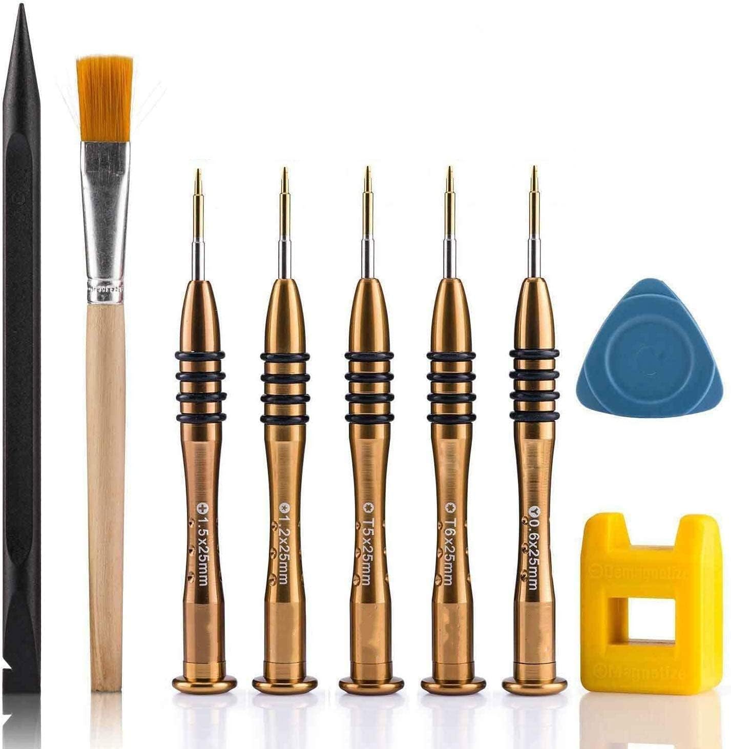 MacBook Screwdriver Repair Kit with Pentalobe 1.2 Torx T5/ T6 Tri-Wing Phillips for MacBook Air/Pro with Retina (All Version)