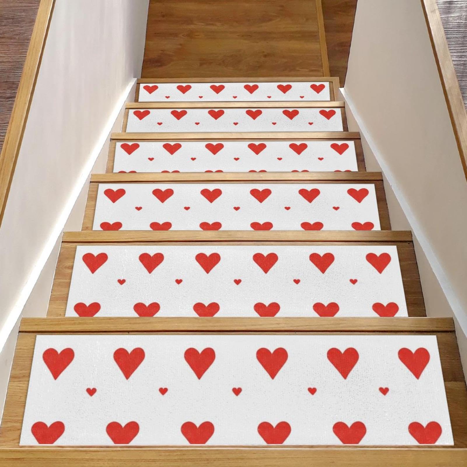 Peldaños de escalera antideslizantes CHENZZZZ alfombras para evitar caídas de niños y perros