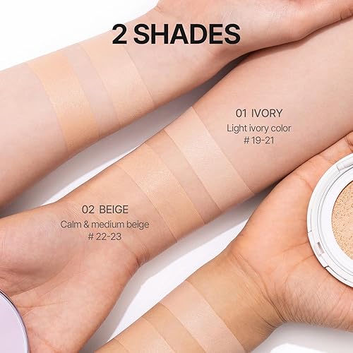 Miniatura 5 de COSNORI Cojín de barrera de pantenol SPF 50+ PA ++++ - Base de cojín de protección solar - Fórmula ligera para cubrir poros e imperfecciones -