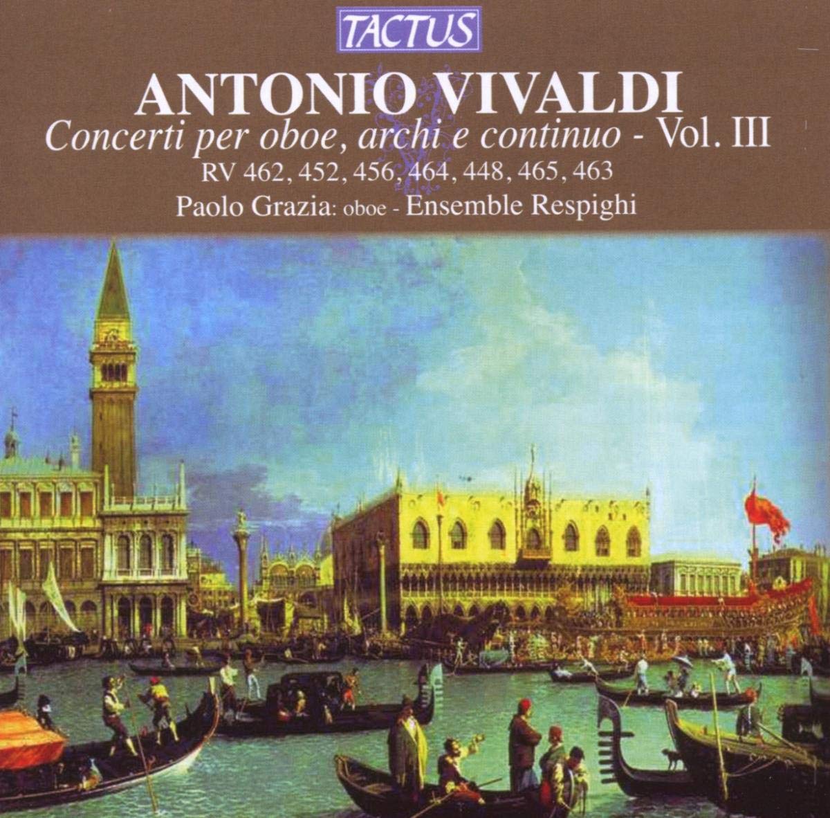 Respighi Ensemble - Concertos For Oboe - Vol. III