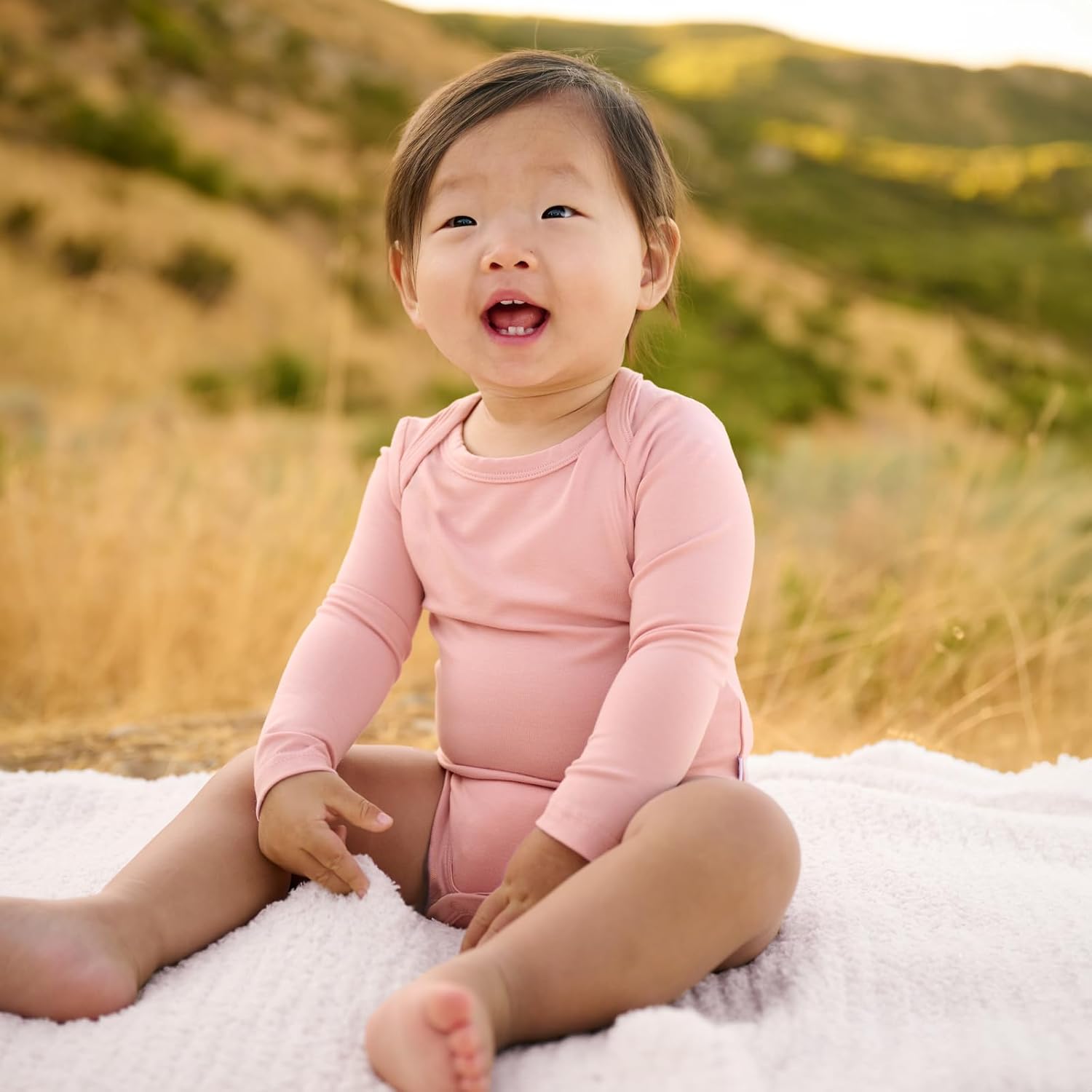 Little Sleepies Long Sleeve Bodysuit for Baby Girls & Boys, Soft Viscose from Bamboo One Piece, Tagless Baby Clothes w/Snaps - Image 5