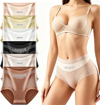 Unique Underwear - Unique Tummy Control Underwear for Women, High Waist Soft Stretch Seamless Body Shaper Briefs
