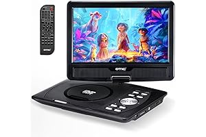 OTiC 12-Inch Portable DVD Player with Bluetooth and Wifi