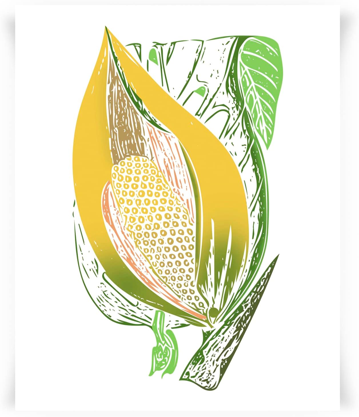 Nature Drawings 8 - Wall Art - 16 x 20 - Unframed - Multi