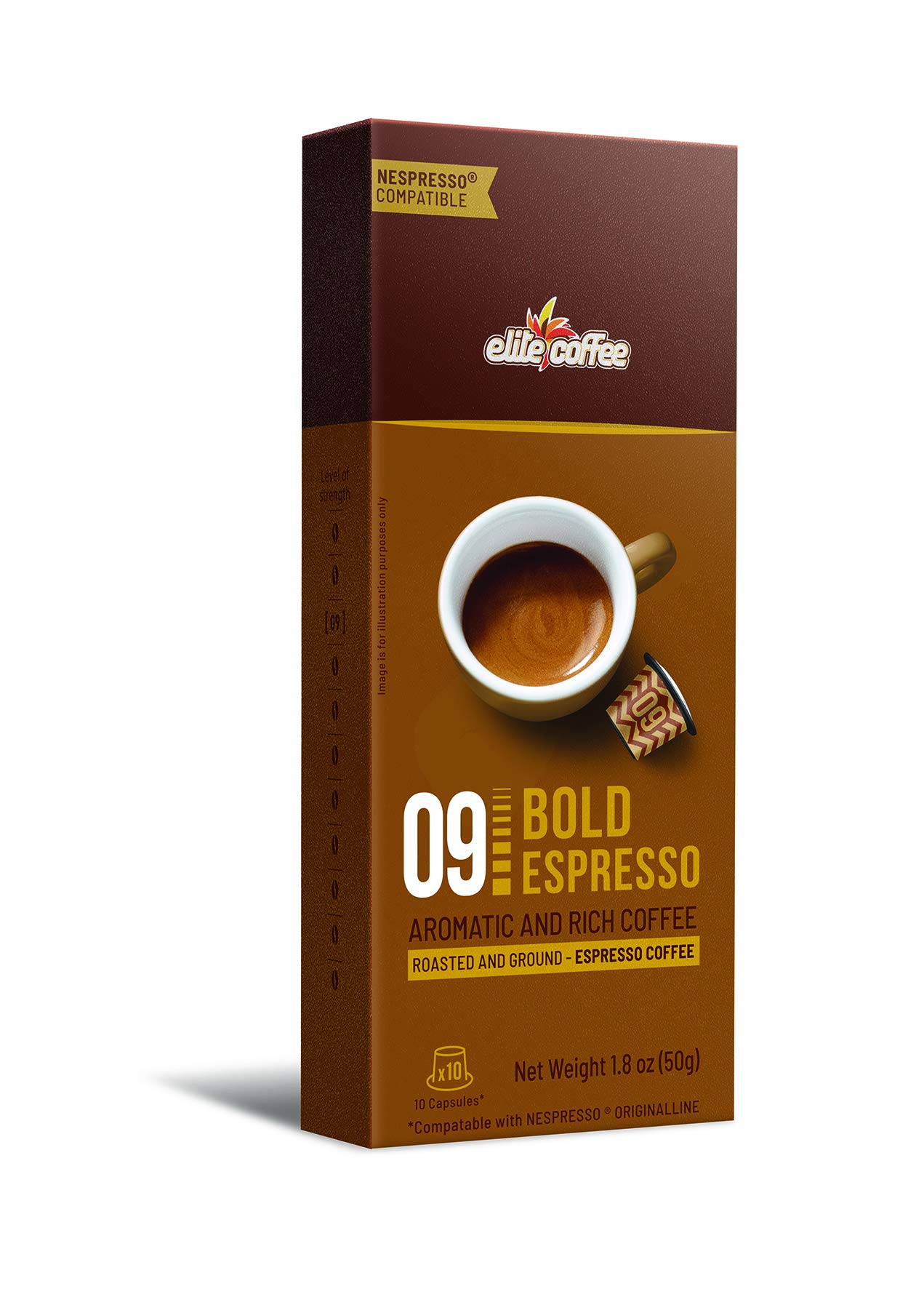 Buy Elite Coffee Espresso Pods Nespresso Compatible s Bold 12 Packs