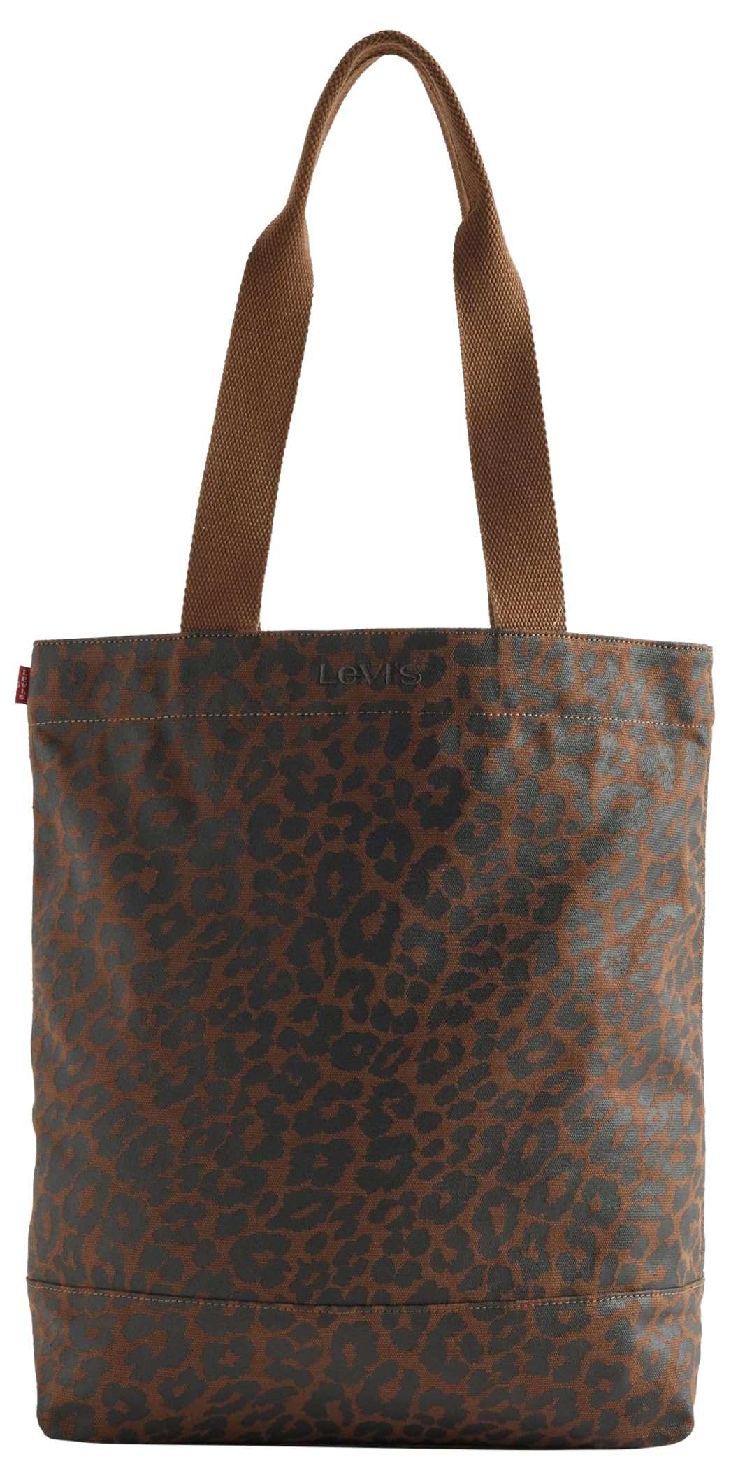 Levi's Men's Red Tab Mainline Icon Tote OV-Mixed Material, Muriel Leopard PINEC, Muriel Leopard Pinec, One Size