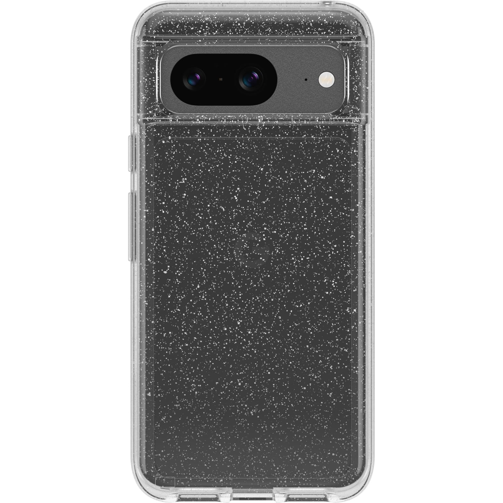OtterBox Cover per Google Pixel 8 Symmetry Clear,resistente a shock e cadute fino a 2 metri,sottile, testata 3x MIL-STD 810G, Trasparente - Stardust
