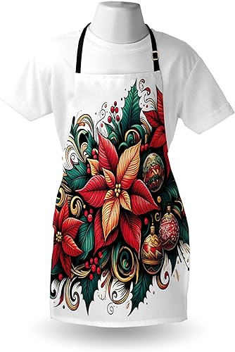 Vista 46 de Ambesonne Delantales multicolor Rubí pálido.