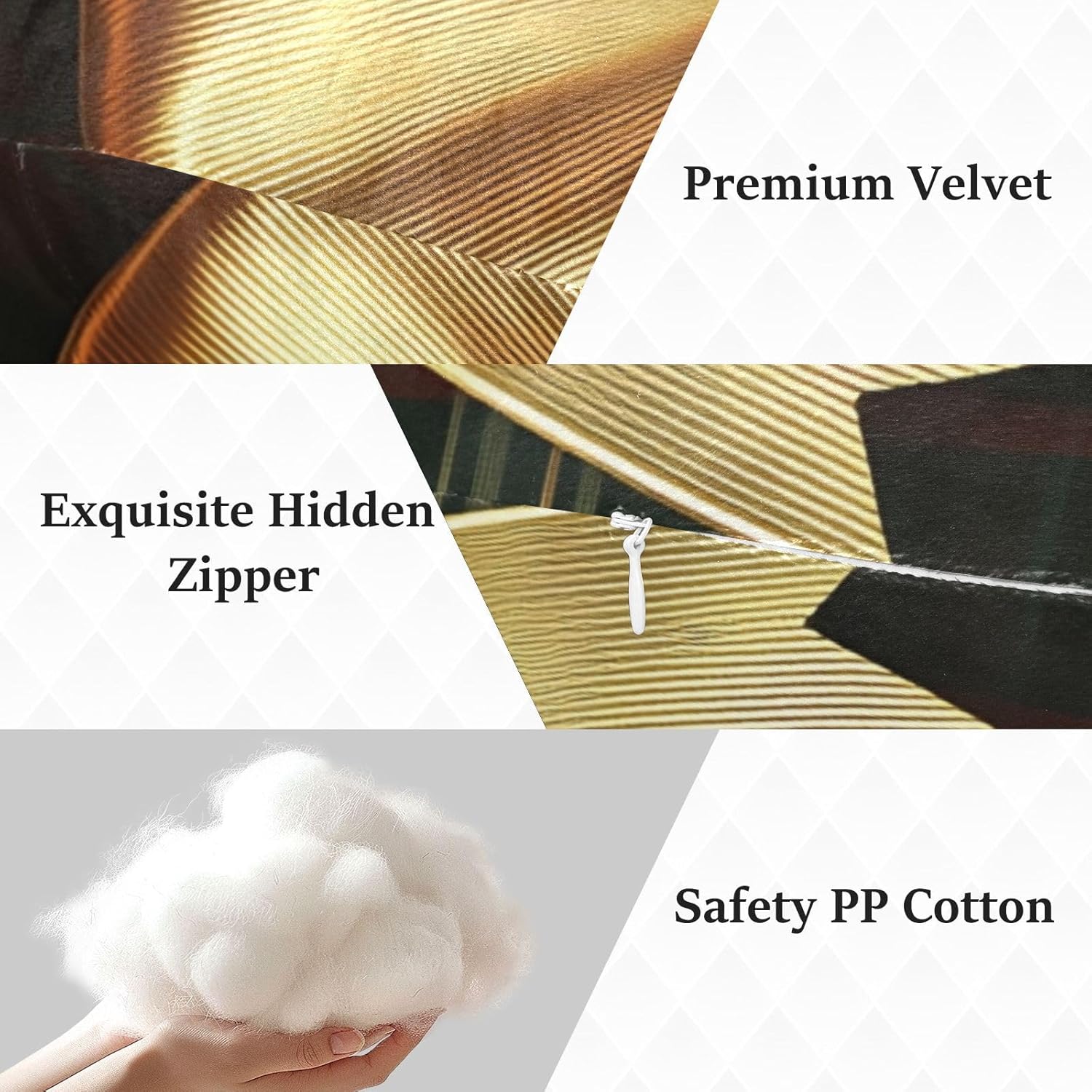 Vecgold Ribbon Bow Human-Shaped Pillow Soft Body Pillows Washable Velvet Pillows for Anxiety Relief Sleeping Cuddling & Support