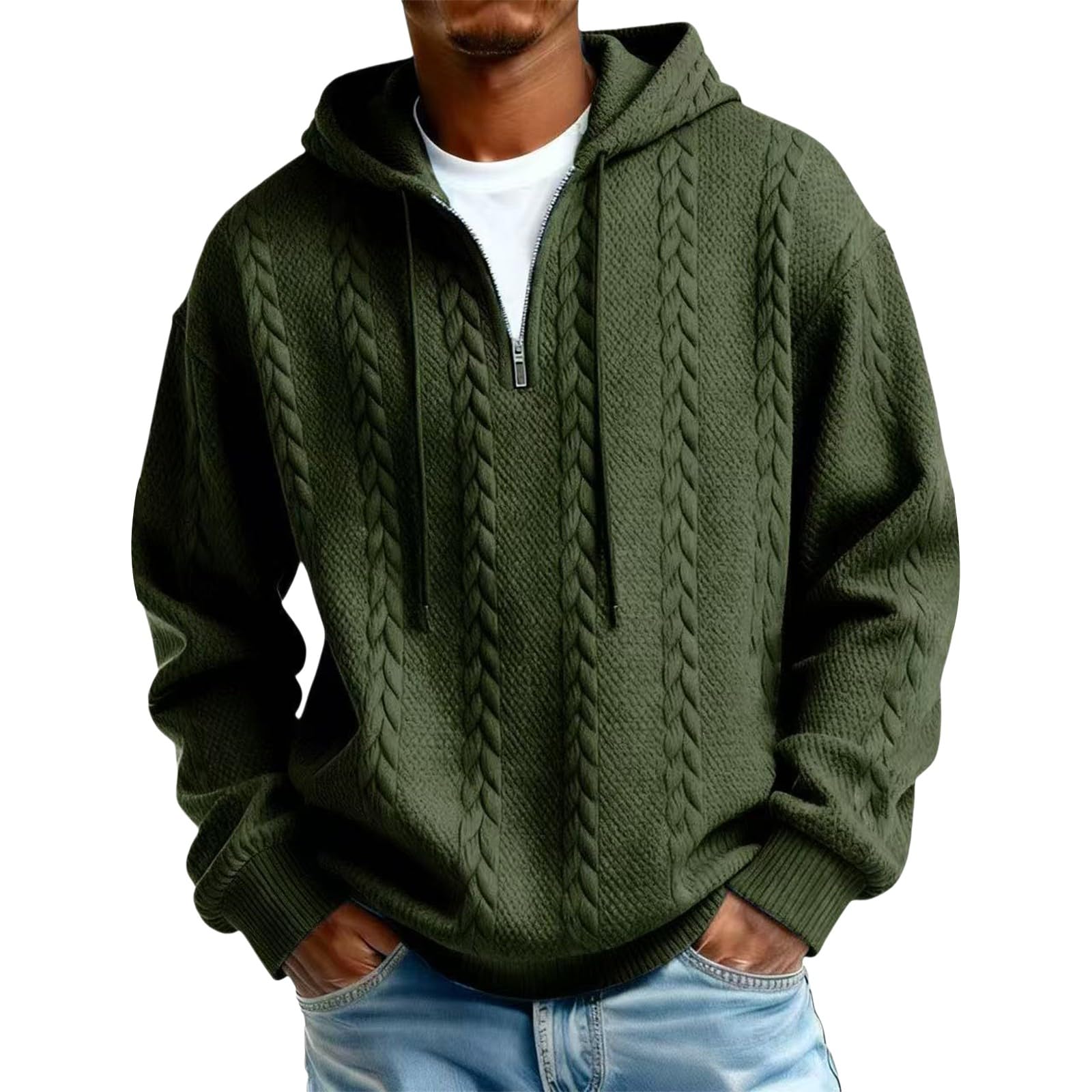 Chaqueta oversized de gimnasio para hombre sudadera ideal para el postentrenamiento urbano 7