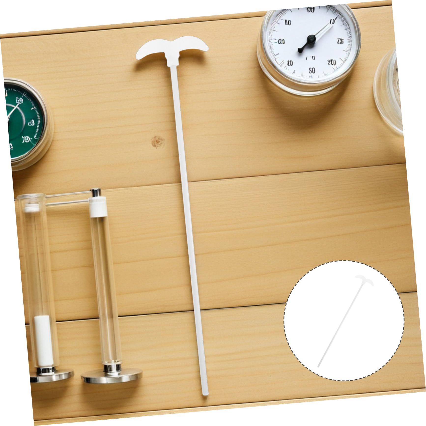 ABOOFAN 4 Pièces Tige Ptfe avec Palette Ancre Résistance Chimique Mélangeur Scellé Fuite pour Laboratoire Efficacité Améliorée pour Expériences Précises