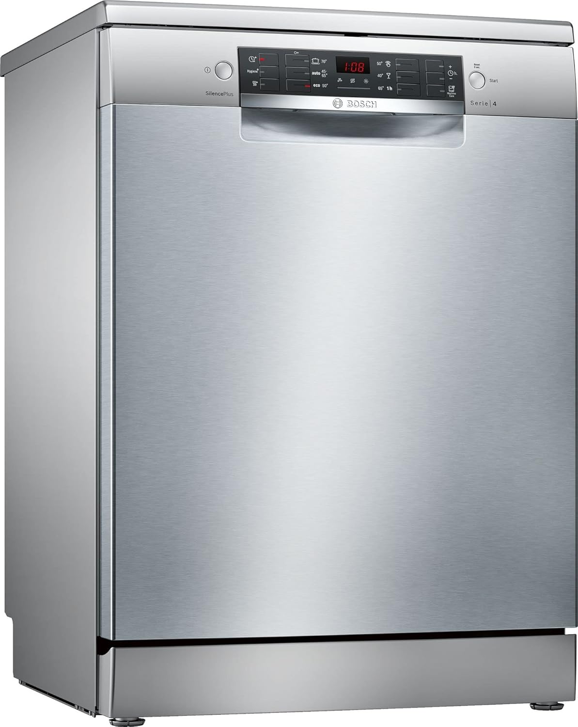 Bosch Elettrodomestici SMS46FI01E Lavastoviglie, 46 Decibel, 13 Coperti, A+++, Acciaio Inox [Classe di efficienza energetica D]