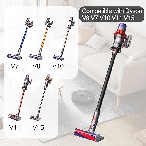 Miniatura 31 de Varita de extensión de tubo para Dyson V15 V11 V10 V8 V7, piezas de repuesto para aspiradora de liberación rápida, varilla de aspiradora de 28.7