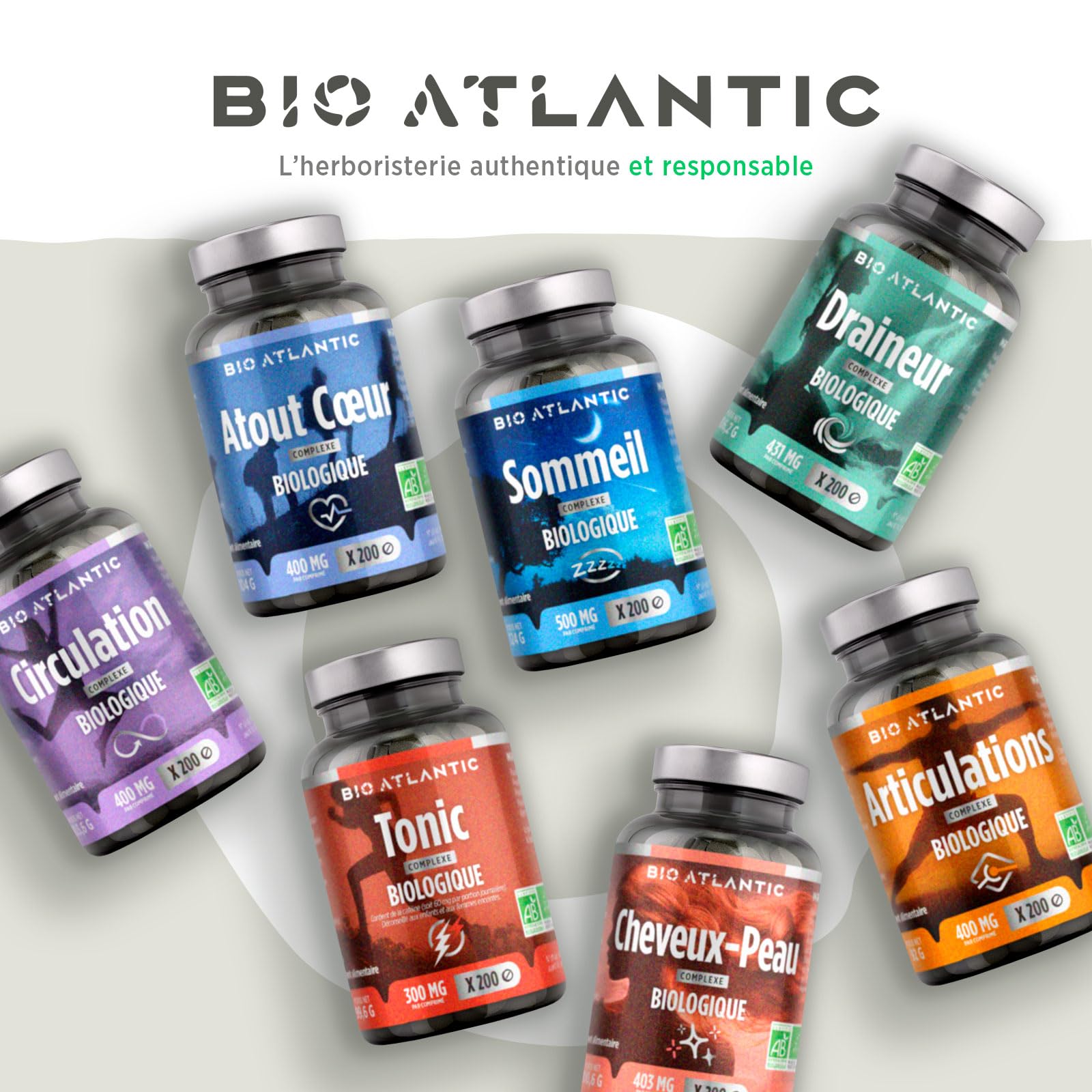Articulation Bio 400 mg – 200 Comprimés - Prêle, Reine des Prés et Harpagophytum - Maintenir la Santé Articulaire.