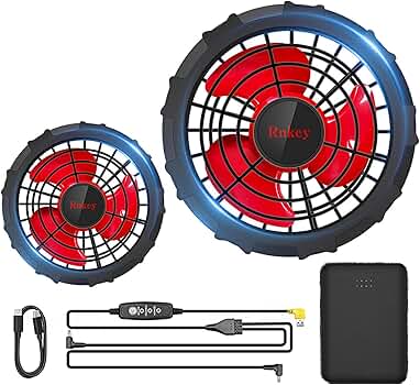 Amazon.co.jp: [Rnkey] ファンバッテリーセット 空調作業服用