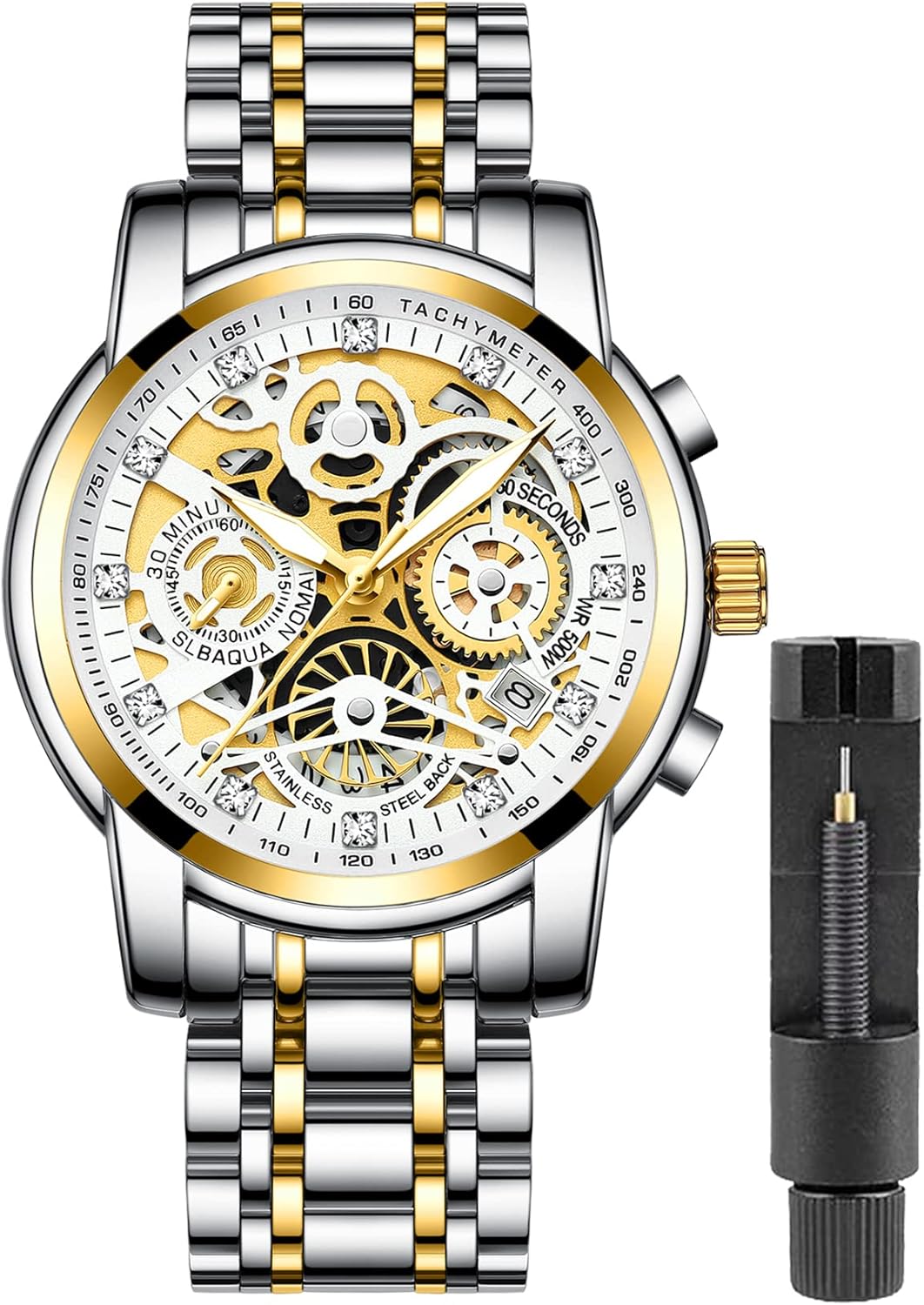 Luxury Hollowed Diamond Men’s Watches, High Grade Fashion