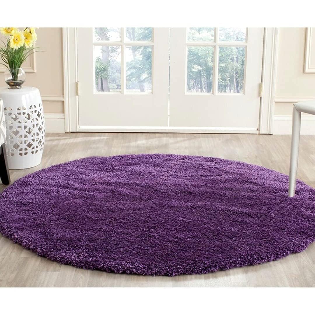 Soft Shaggy Round Carpet - Cozy Home Decor -14