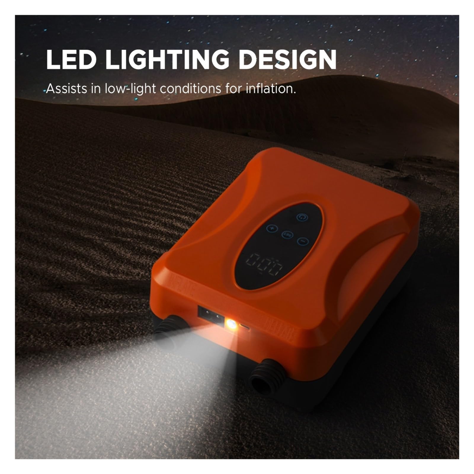 Pompa Elettrica For Paddle Board Portatile Ricaricabile Con Controllo Touchscreen E Gonfiatore Sgonfiatore A LED Inflazione Rapida