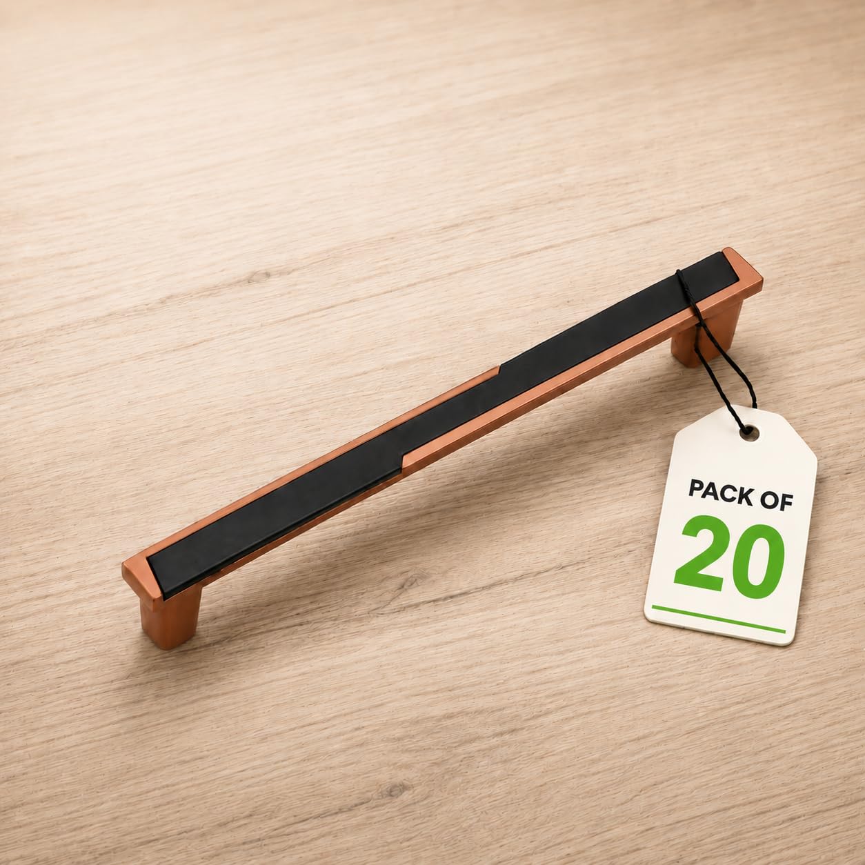 Copper Black Cabinet Handles - Set of 6 -18 Copper Black Cabinet Handles - Set of 6 -18