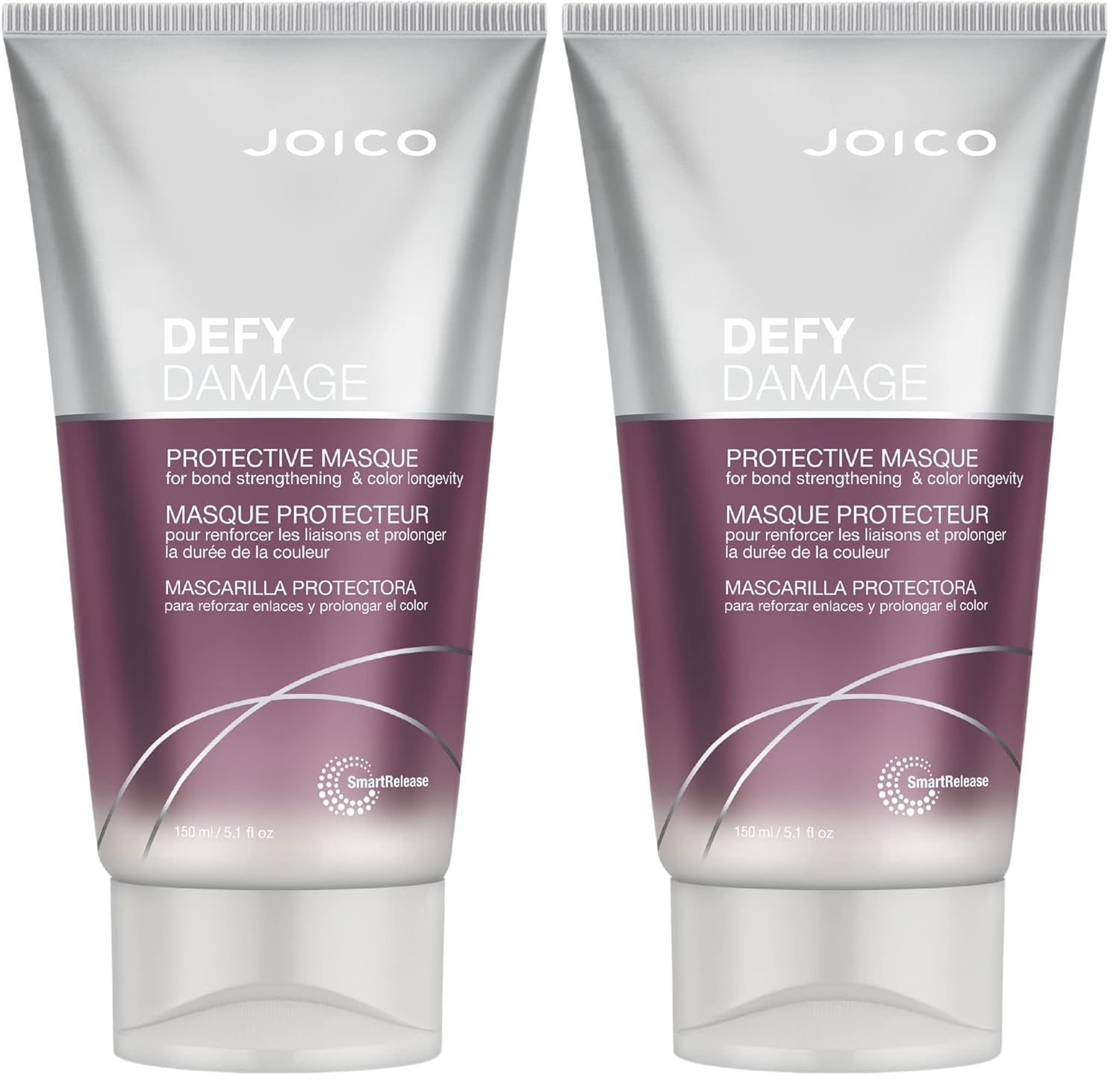 Joico Defy Damage Protective Masque | for Color-Treated Hair | Strengthen Bonds & Preserve Hair Color | with Moringa Seed Oil & Arginine